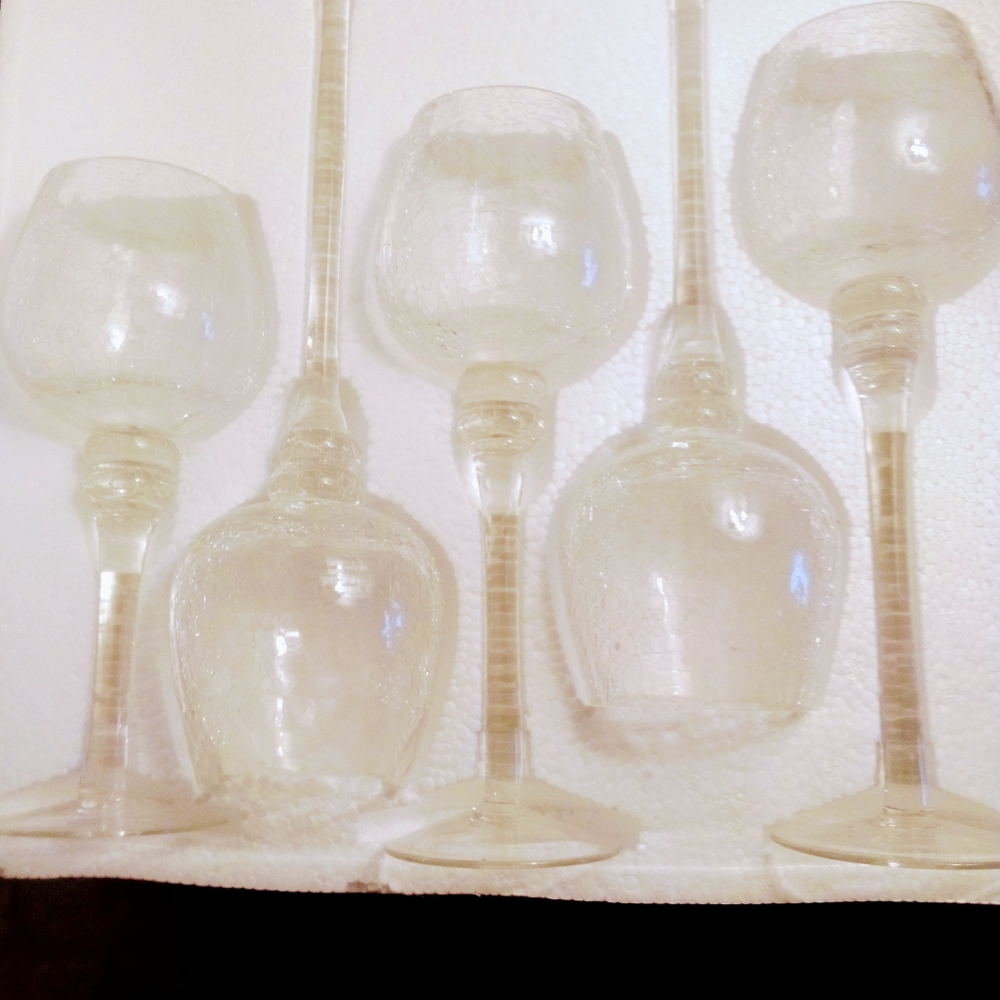 Essential Home Essence 5 Glass Tea Light Goblets